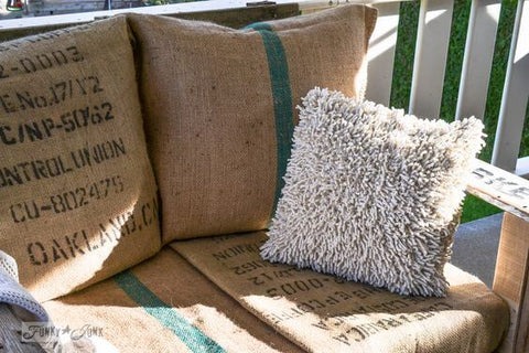 Comprar sacos usados de yute para tapizar sillones