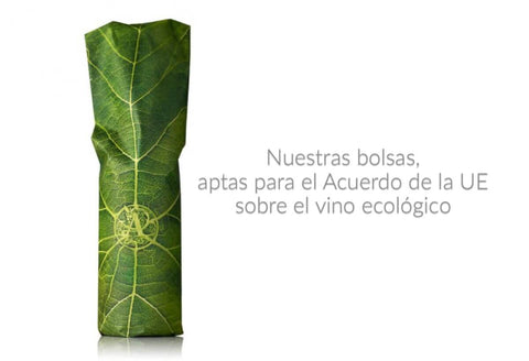 Nuestras bolsas, aptas para el Acuerdo de la UE sobre el vino ecológico