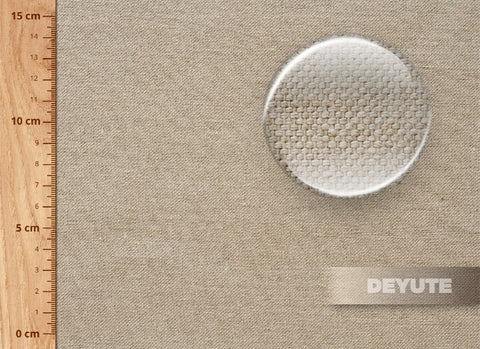 tela de lino 307 g:m² 300 cm ancho detalle