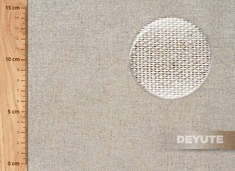 tela lino algodón 170 g:m² 300 cm ancho detalle