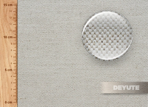 tela lino algodón 376 g:m² 306 cm ancho detalle